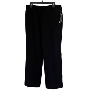 Jones Wear Essentials Petites 14P Black Polyester Dress Pants Petites New